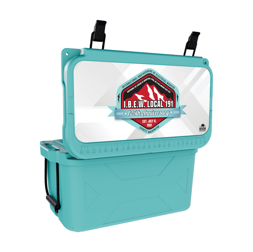 50 QT. Bison Cooler Seafoam