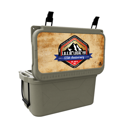 50QT Bison Cooler Tan