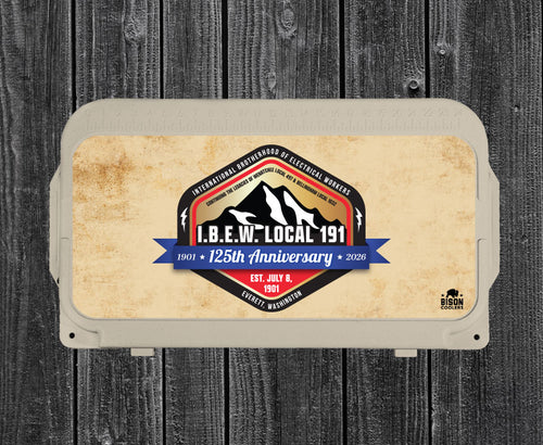 50QT Bison Cooler Tan